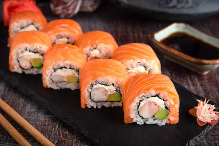 How to cook salmon sushi style