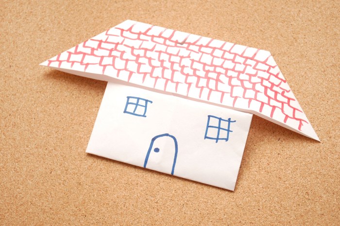 How to make paper house decoration