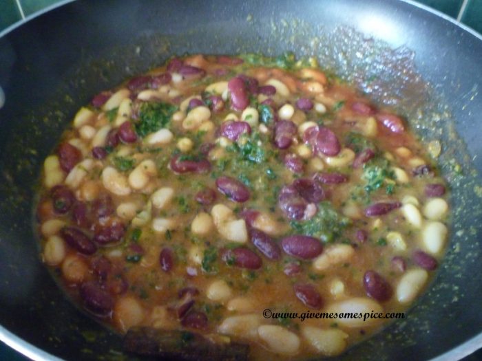 How to cook white kidney beans indian style