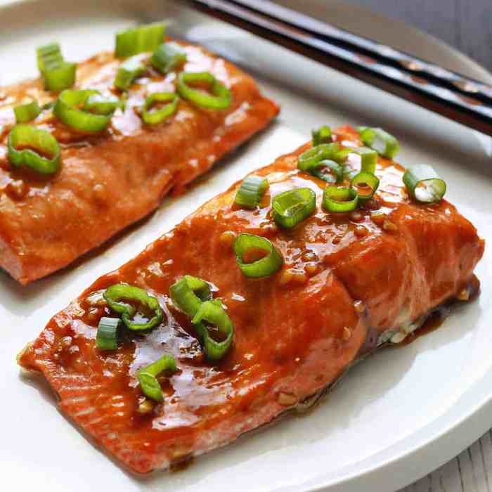 Salmon vegetables hoisin asian healthy mixed glazed lime rice recipes fish dinneratthezoo dinner pan quick easy delightful recipe cook same