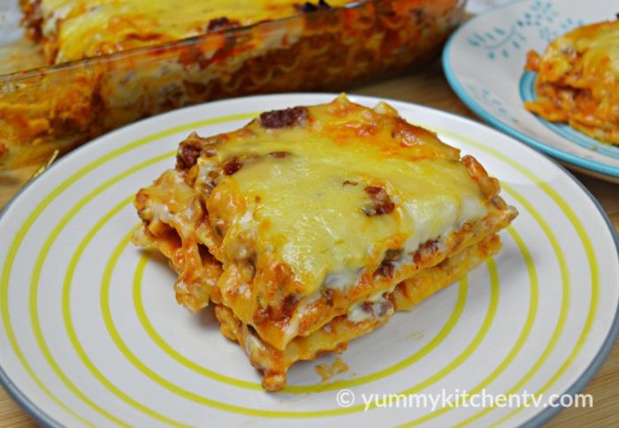 How to cook beef lasagna filipino style