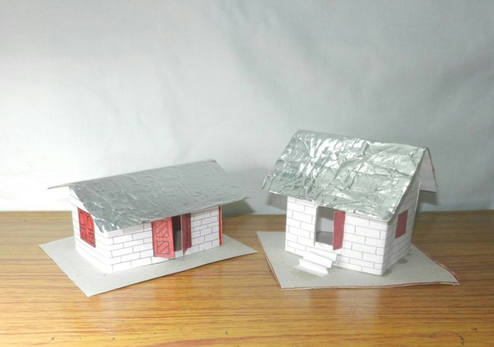 How to make paper house decoration