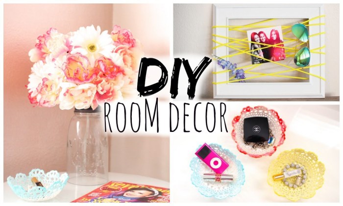 How to make homemade room decor