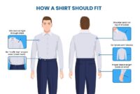 Mens dress shirt arm length