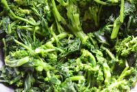 How to cook rapini italian style