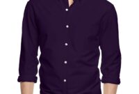 Mens black button down dress shirt