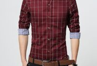 Mens dress shirts slim fit non iron