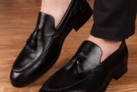 Slim dress shoes men