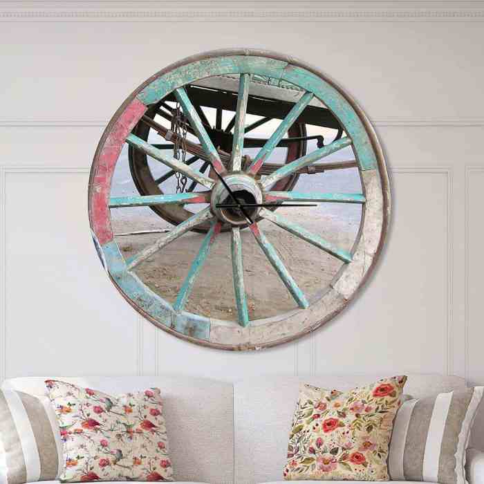 How to make a wagon wheel decoration